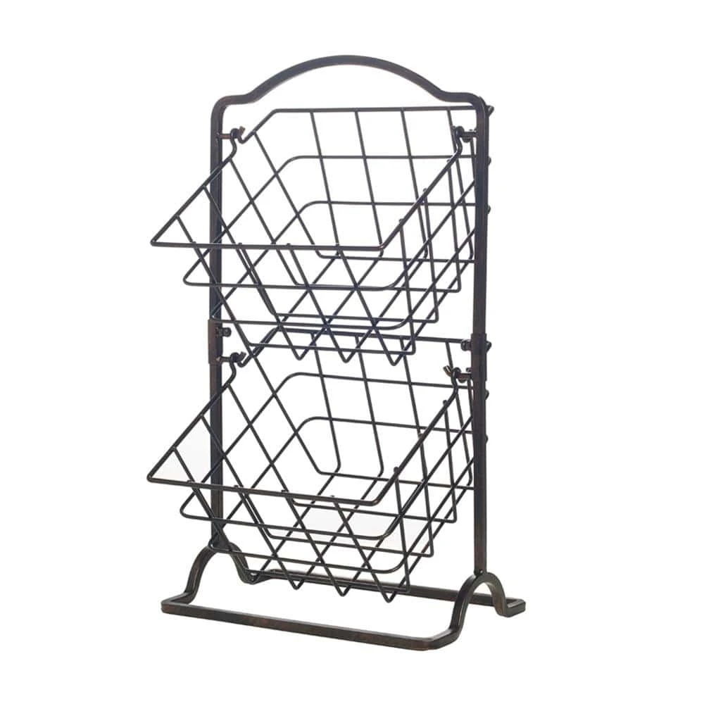 2 Tier Hanging Storage Baskets 3 2 Tier Hanging Storage Baskets