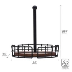 Anvil Cage Condiment Caddy -Home Tableware 22 2930 5297384 PFZ Anvil Cage Condiment Caddy Infographic Dims