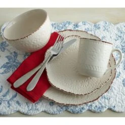 Chateau Cream 16 Piece Dinnerware Set, Service For 4 -Home Tableware 5143149 1