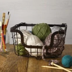 Stackable Storage Basket -Home Tableware 5162861 GB GeneralStoreStackingBasket Lifestyle Crafts