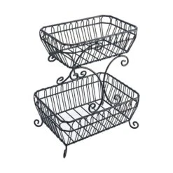 Countryside 2 Tier Fruit Storage Basket -Home Tableware 5193304 1