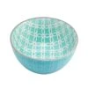 Pad Print Turquoise Geometric Soup Cereal Bowl -Home Tableware 5203170