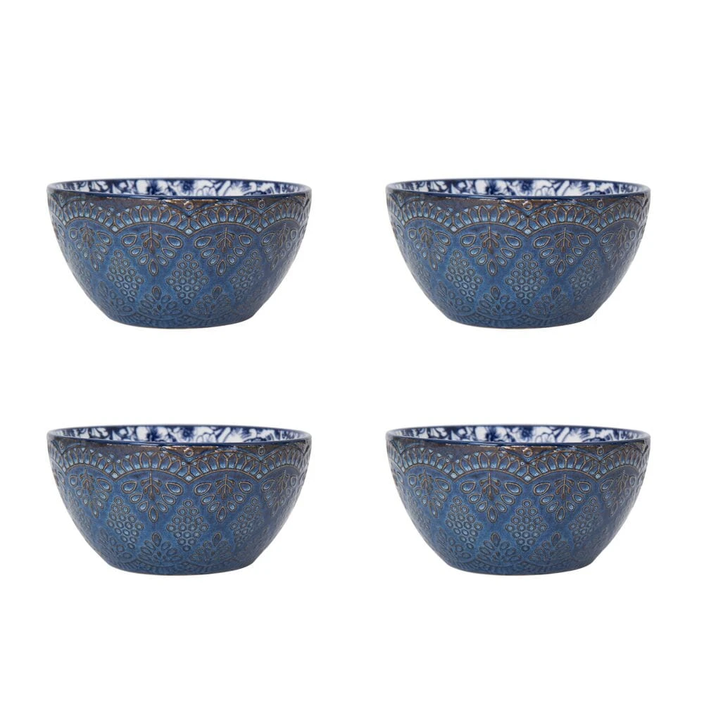 Gabriela Blue 16 Piece Dinnerware Set, Service For 4 11 Gabriela Blue 16 Piece Dinnerware Set, Service For 4 - Image 9