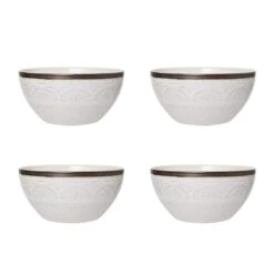 Promenade Scroll 16 Piece Dinnerware Set, Service For 4 -Home Tableware 5217018 CO1