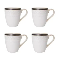 Promenade Scroll 16 Piece Dinnerware Set, Service For 4 -Home Tableware 5217018 CO2