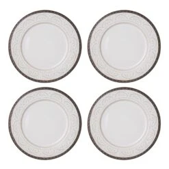 Promenade Scroll 16 Piece Dinnerware Set, Service For 4 -Home Tableware 5217018 CO4
