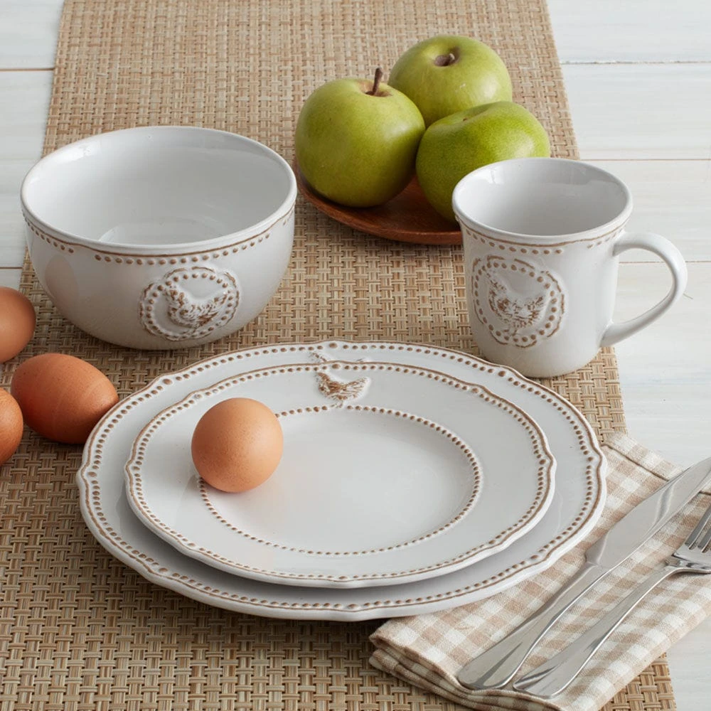 Farmhouse Hen Dinnerware Set 4 Farmhouse Hen Dinnerware Set - Image 2