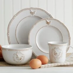 Farmhouse Hen Dinnerware Set 9 Farmhouse Hen Dinnerware Set -Home Tableware 5219155 cropped