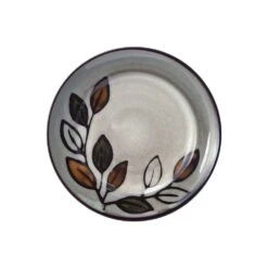 Rustic Leaves Set Of 4 Appetizer Plates -Home Tableware 5230634