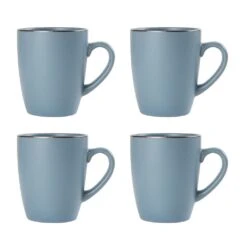 Hadlee Blue 16 Piece Dinnerware Set, Service For 4 -Home Tableware 5256017 CO4