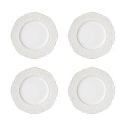 Abby White 16 Piece Dinnerware Set, Service For 4 -Home Tableware 5267392 CO2