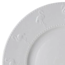 Flamingo White 16 Piece Dinnerware Set, Service For 4 -Home Tableware 5268036 1