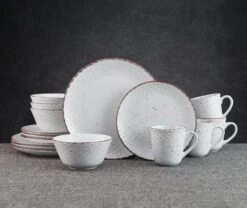 Bumble Bee White 16 Piece Dinnerware Set, Service For 4 -Home Tableware 5274285 Web Lifestyle 2