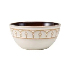 Remi Beige 16 Piece Dinnerware Set, Service For 4 -Home Tableware 5275470 PFZ RemiBeige bowl onWhite