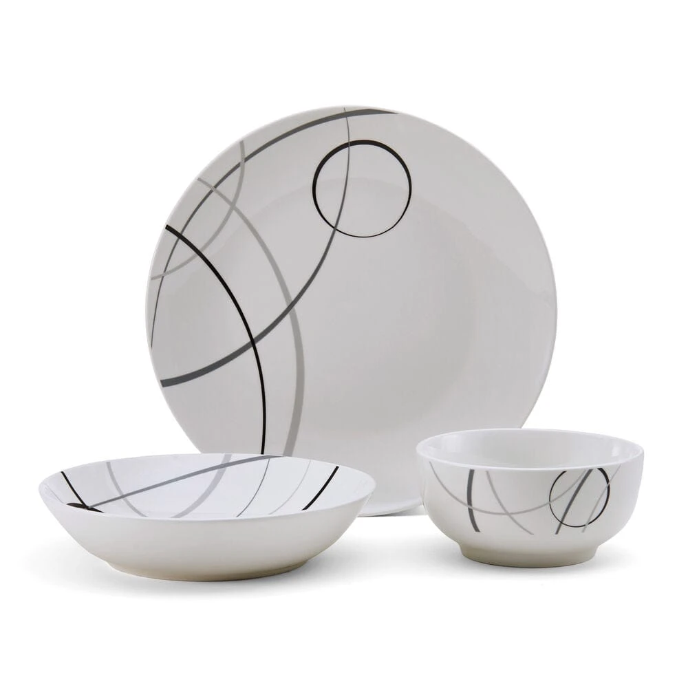 Circles 18 Piece Dinnerware Set, Service For 6 10 Circles 18 Piece Dinnerware Set, Service For 6 - Image 8