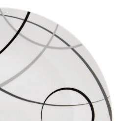 Circles 18 Piece Dinnerware Set, Service For 6 13 Circles 18 Piece Dinnerware Set, Service For 6 -Home Tableware 5276287 Circles QuarterPlate CloseUp