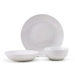 Alexis 18 Piece Dinnerware Set, Service For 6 -Home Tableware 5276296 Alexis 3pps onWhite