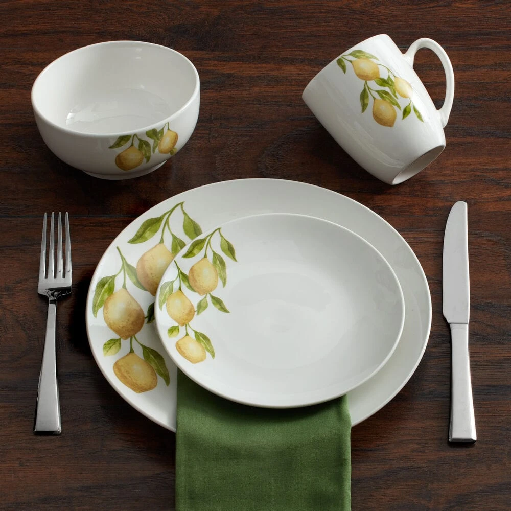 Lemons 16 Piece Dinnerware Set, Service For 4 4 Lemons 16 Piece Dinnerware Set, Service For 4 - Image 2