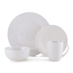 Kendall 16 Piece Dinnerware Set, Service For 4 -Home Tableware 5276341 4pps onWhite