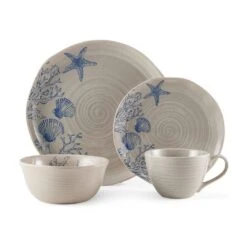 Southport 16 Piece Dinnerware Set, Service For 4 -Home Tableware 5281352 Southport 4pc silo