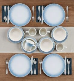 Logan 16 Piece Dinnerware Set, Service For 4 -Home Tableware 5286181 Pfaltzgraff Logan 16PC DinnerwareSet Lifestyle 2