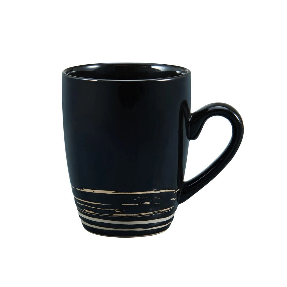 Bryson Black 16 Piece Dinnerware Set, Service For 4 9 Bryson Black 16 Piece Dinnerware Set, Service For 4 - Image 7