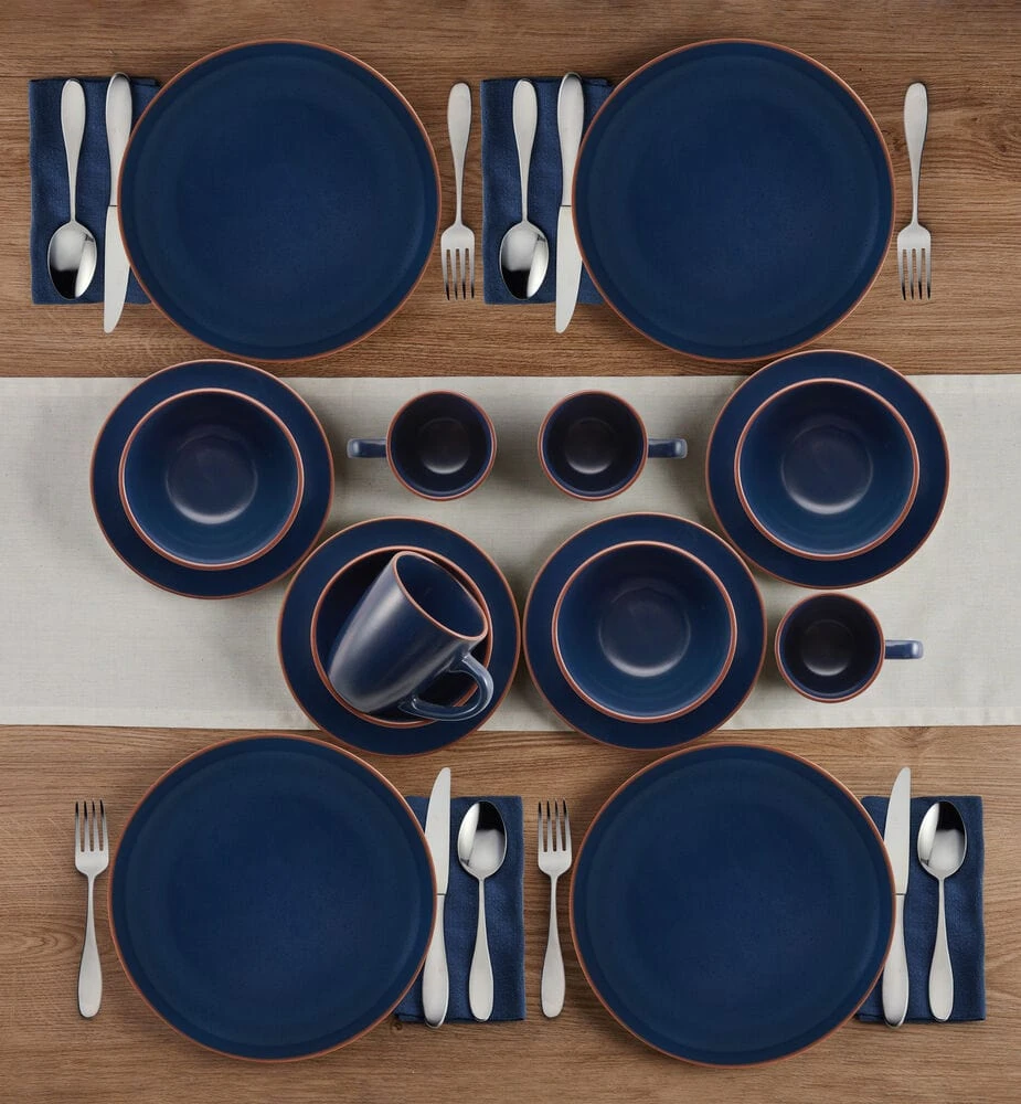 Hunter Blue 16 Piece Dinnerware Set, Service For 4 5 Hunter Blue 16 Piece Dinnerware Set, Service For 4 - Image 3