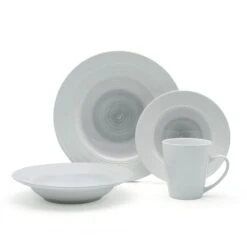 Annie Gray 16 Piece Dinnerware Set, Service For 4 21 Annie Gray 16 Piece Dinnerware Set, Service For 4 -Home Tableware 5286602 Annie Gray 4pc silo