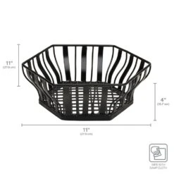 Hex Centerpiece Basket -Home Tableware 5291766 GB Hex Centerpiece Infographic 2