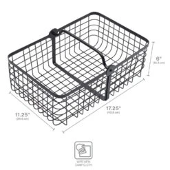 Flip Grid 2 In 1 Storage Basket -Home Tableware 5291768 GB 2in1 FlipGrid Basket Long Infographic