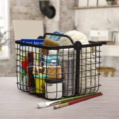 Flip Grid 2 In 1 Storage Basket -Home Tableware 5291768 GB 2in1 FlipGrid Basket Tall Lifestyle2