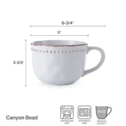 Canyon Bead Jumbo Soup Mug -Home Tableware 5291835 infographic