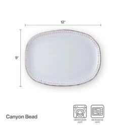 Canyon Bead Rectangular Platter 9 Canyon Bead Rectangular Platter -Home Tableware 5291841 infographic