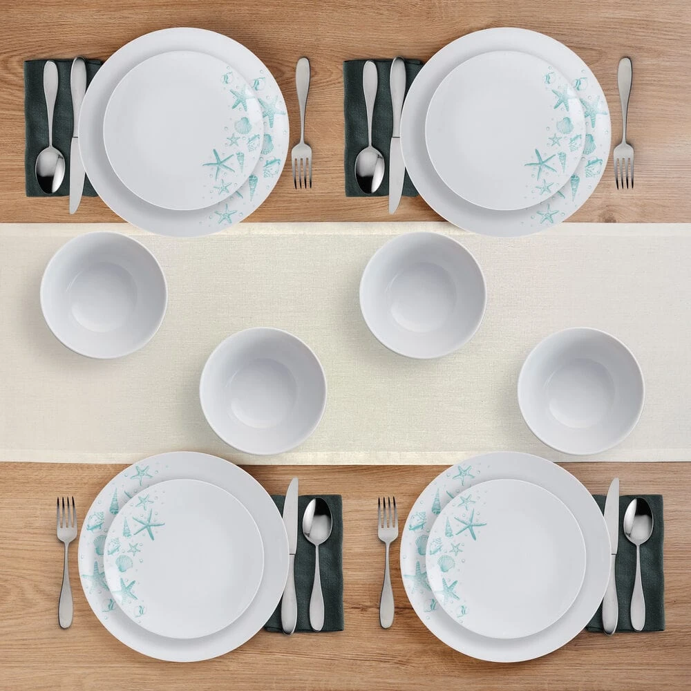 Tahiti 12 Piece Dinnerware Set, Service For 4 4 Tahiti 12 Piece Dinnerware Set, Service For 4 - Image 2