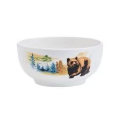Woodland Animals 12 Piece Dinnerware Set, Service For 4 -Home Tableware 5293649 SN WoodlandAnimals cerealbowl silo