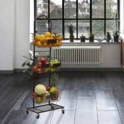 Mercato 3 Tier Adjustable Storage Rack With Chalkboard Plates 11 Mercato 3 Tier Adjustable Storage Rack With Chalkboard Plates -Home Tableware 5293873 GB Mercato 3 Tier Basket Kitchen Lifestyle