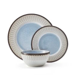 Clara 12 Piece Dinnerware Set, Service For 4 19 Clara 12 Piece Dinnerware Set, Service For 4 -Home Tableware 5293896 PFZ Clara 3pc Dinnerware Silo