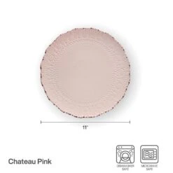 Chateau Pink Set Of 4 Dinner Plates -Home Tableware 5296065 CP dinnerplate infographicupdated