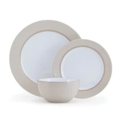 Grayson Taupe 12 Piece Dinnerware Set, Service For 4 -Home Tableware 5296694 GraysonTaupe 3pc