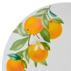 Oranges 12 Piece Dinnerware Set, Service For 4 -Home Tableware 5296703 SN Oranges dinner plate detail