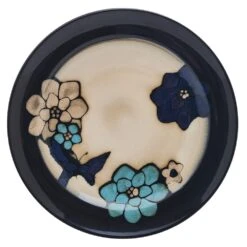 Painted Butterfly Blue 12 Piece Dinnerware Set, Service For 4 16 Painted Butterfly Blue 12 Piece Dinnerware Set, Service For 4 -Home Tableware 5296888 PFZ PaintedButterflyBlue dinner plate silo