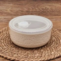Chateau Cream Set Of 2 Storage Bowls With Lids 10 Chateau Cream Set Of 2 Storage Bowls With Lids -Home Tableware 5297030 Chateau Bowl Lifestyle Angle