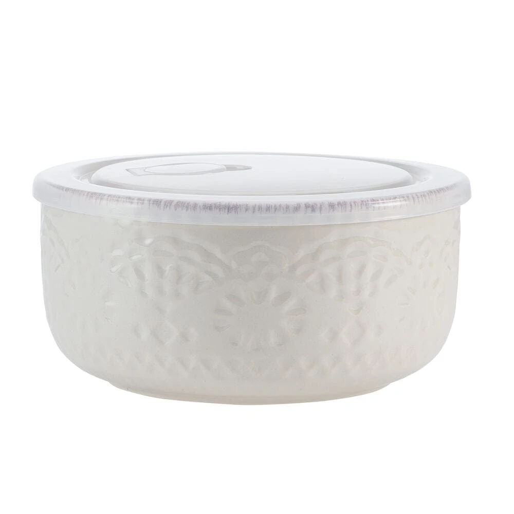 Chateau Cream Set Of 2 Storage Bowls With Lids 8 Chateau Cream Set Of 2 Storage Bowls With Lids - Image 6
