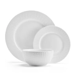 Cassie 12 Piece Dinnerware Set, Serivce For 4 -Home Tableware 5297430 Cassie 3pc