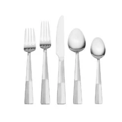 Arabesque Frost 42 Piece Flatware Set With Caddy, Service For 8 9 Arabesque Frost 42 Piece Flatware Set With Caddy, Service For 8 -Home Tableware Arabesque Frost 42 Piece Flatware Set 5303755 3