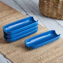 Callie Blue Set Of 4 Corn Dishes -Home Tableware Callie Blue Set of 4 Corn Dishes 5293887 3