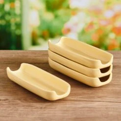 Callie Yellow Set Of 4 Corn Dishes -Home Tableware Callie Yellow Set Of 4 Corn Dishes 5293888 3