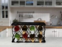 Collapsible Stackable 8 Bottle Wine Rack -Home Tableware Collapsible and Stackable 8 Bottle Wine Rack 5312724 4 5855795f f78a 4b24 a42f acdc8b9b1b79
