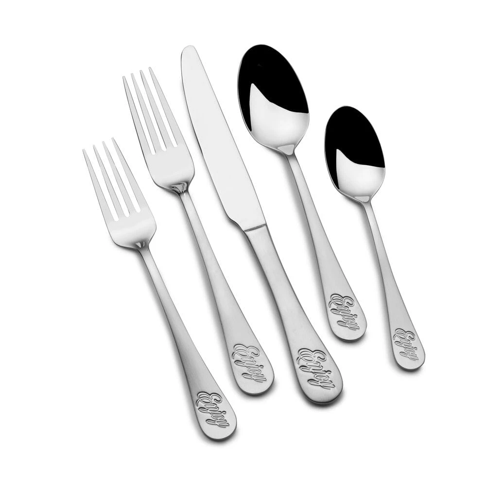 Enjoy 20 Piece Flatware Set, Service For 4 3 Enjoy 20 Piece Flatware Set, Service For 4