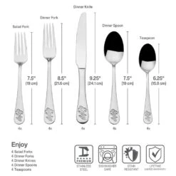 Enjoy 20 Piece Flatware Set, Service For 4 11 Enjoy 20 Piece Flatware Set, Service For 4 -Home Tableware Enjoy 20 Piece Flatware Set Service for 4 5287738 4